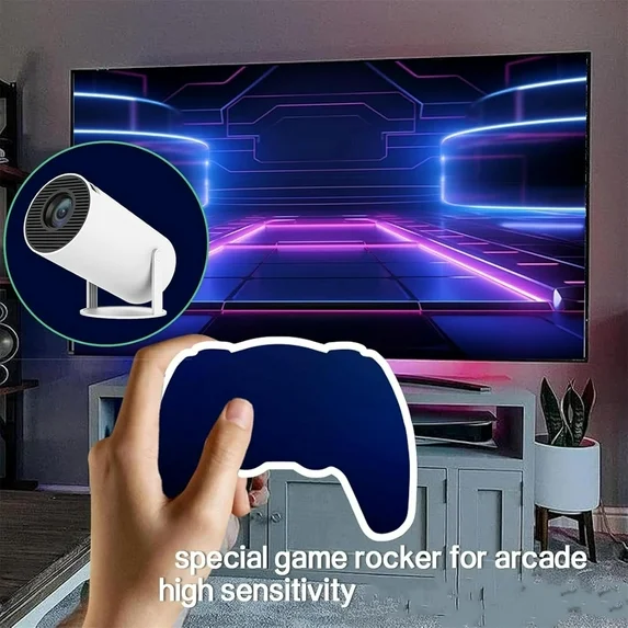 4k Smart Movie Projector, M300 Max Game Projector, Game Projector with Controllers, Arcade Vision Projector, M300 Max Video Game Projector, P30 Max Projector and Game