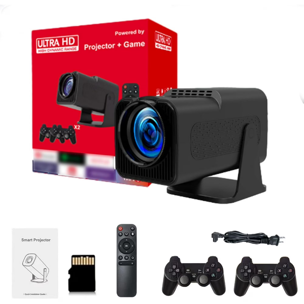 4k Smart Movie Projector, M300 Max Game Projector, Game Projector with Controllers, Arcade Vision Projector, M300 Max Video Game Projector, P30 Max Projector and Game